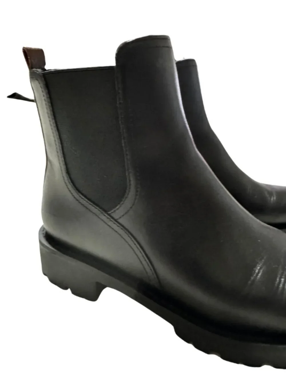 Sam Edelman Laguna Black Leather Chelsea Boots 6M